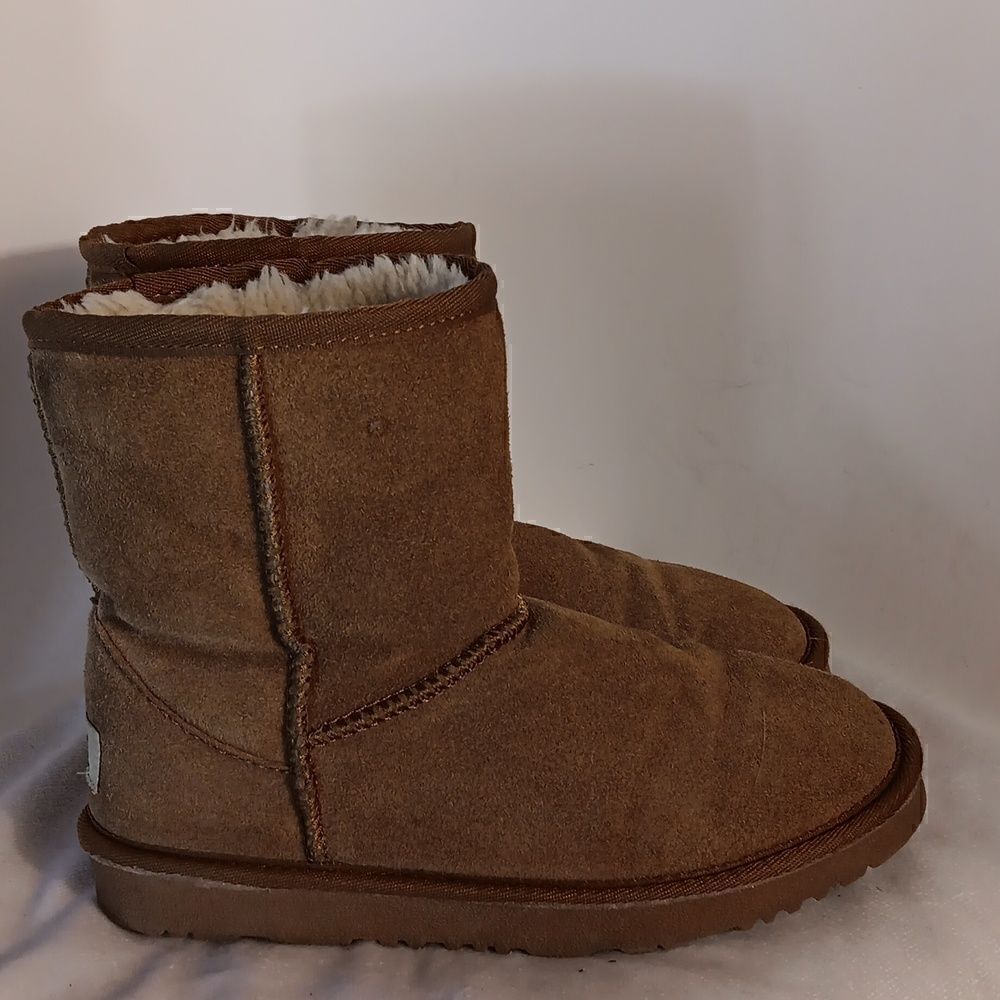 Dream Pairs "Shorty K" Suede Faux Fur Lined Girls Boots